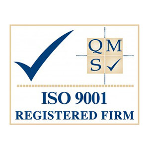 ISO 9001 registered logo